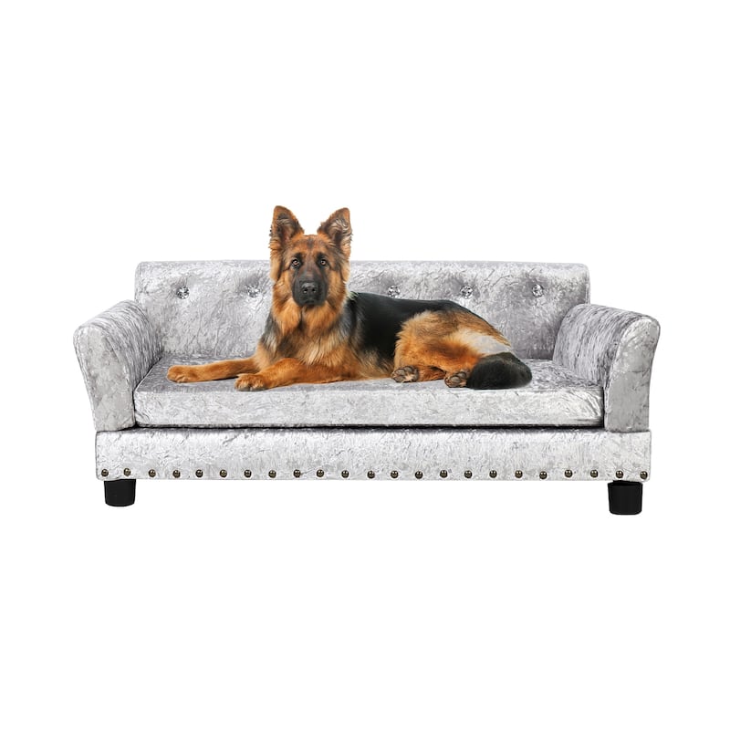 PawLux Orthopedic Pet Sofa Bed Velvet