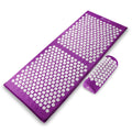 ZenFlow Acupressure Mat and Pillow Set Purple